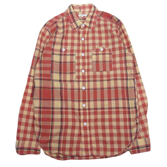 Engineered Garments エンジニアードガーメンツ チェック シャツ レッド系 S【中古】