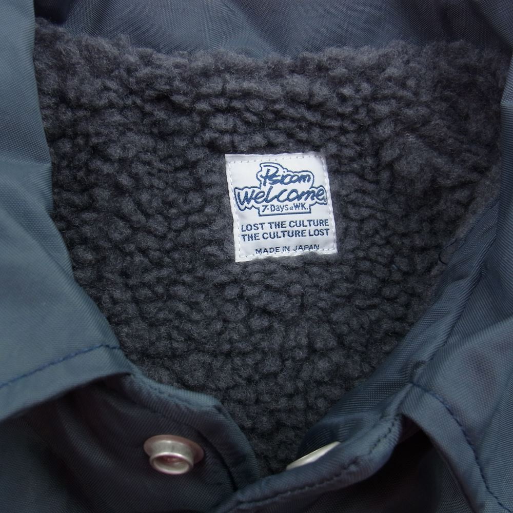 Psicom サイコム COACH JKT ボア コーチ ジャケット カーキ グレー系 M【極上美品】【中古】