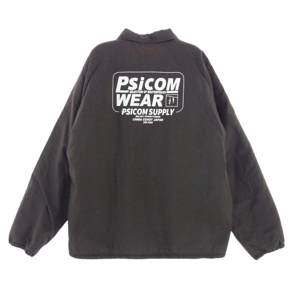 Psicom サイコム COACH JKT ボア コーチ ジャケット ブラック ブラウン系 M【極上美品】【中古】
