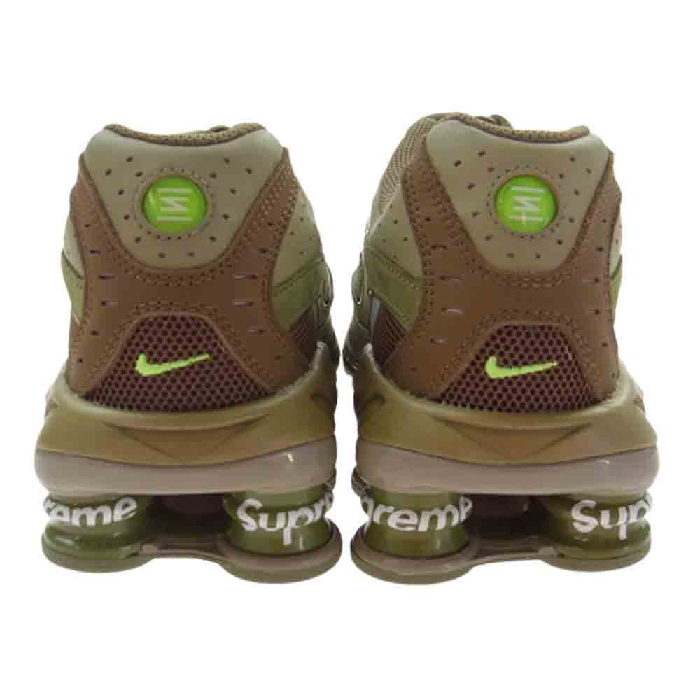 Supreme シュプリーム 22SS DN1615-200 Nike Shox Ride 2 ナイキ ショックスライド Neutral Olive/Electric Green-Pilgrim グリーン系 29.0cm【極上美品】【中古】