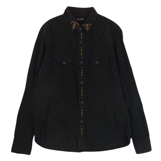 RUDE GALLERY ルードギャラリー スタッズ ウエスタン 長袖 シャツ ブラック系 3【中古】