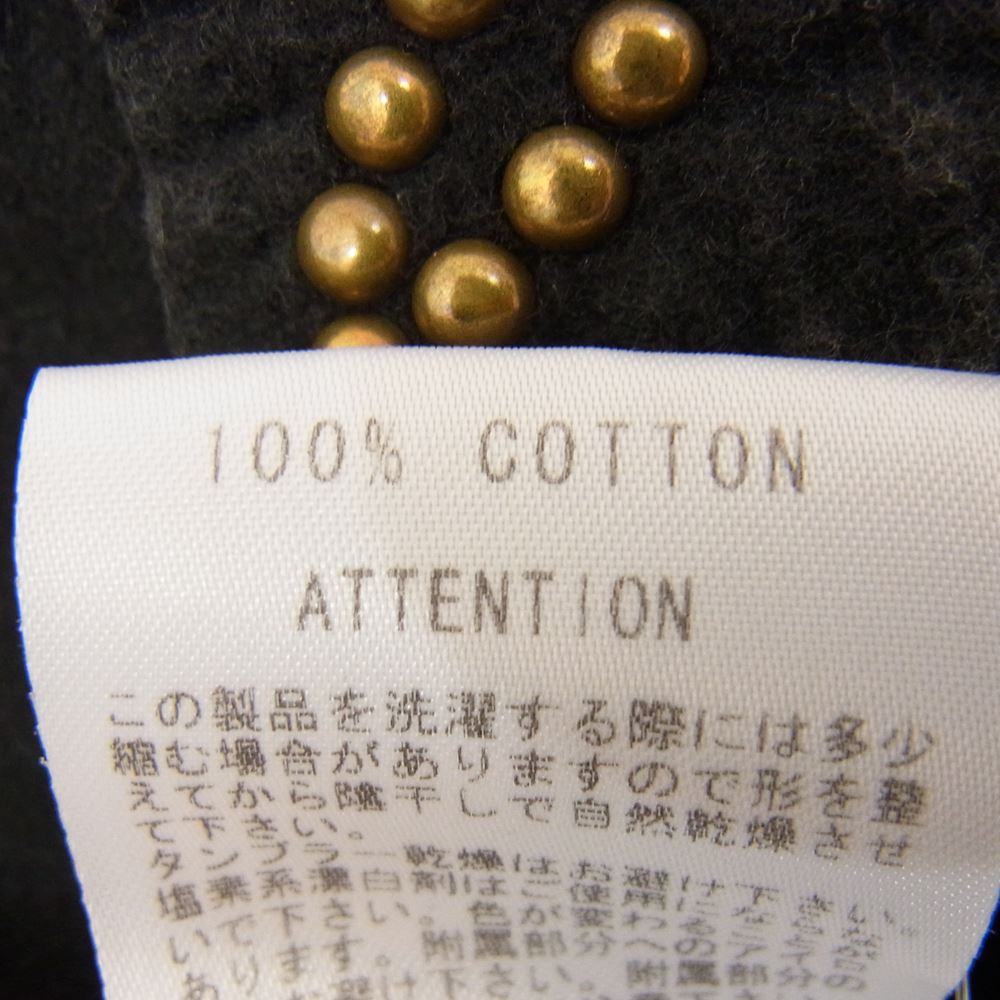 RUDE GALLERY ルードギャラリー スタッズ ウエスタン 長袖 シャツ ブラック系 3【中古】