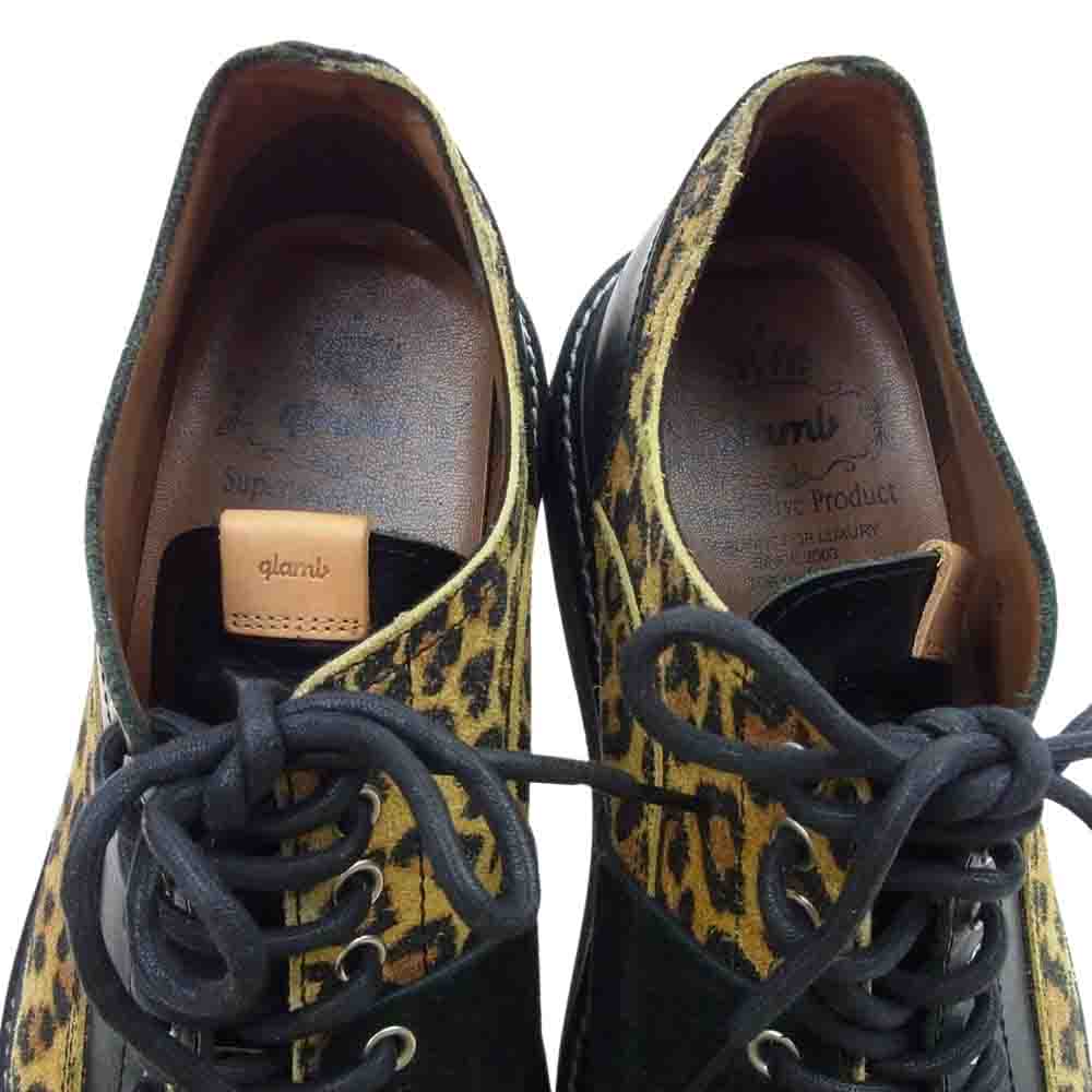 glamb グラム Advan double sole shoes アドバン ダブル ソール シューズ ブラック系 ライトブラウン系【中古】