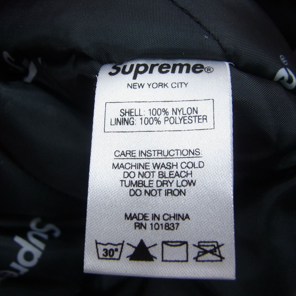 Supreme シュプリーム 16AW Sideline Side Logo Parka サイドライン サイドロゴ 2トーン 中綿 ジャケット レッド系 ホワイト系 S【中古】