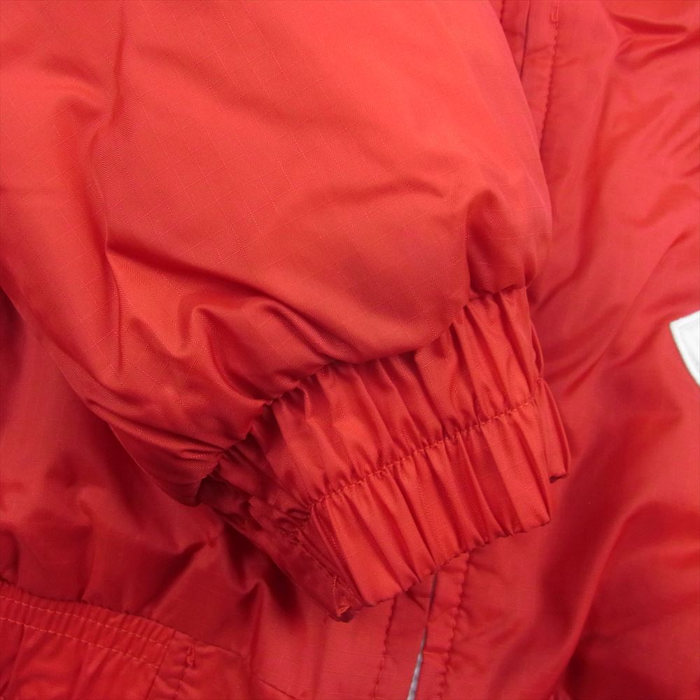 Supreme シュプリーム 16AW Sideline Side Logo Parka サイドライン サイドロゴ 2トーン 中綿 ジャケット レッド系 ホワイト系 S【中古】