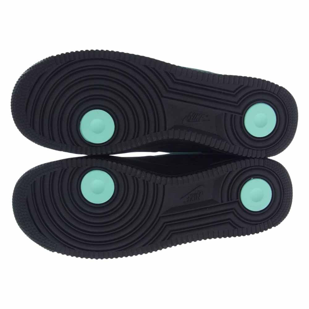 NIKE ナイキ DZ1382-001 TIFFANY ティファニー AIR FORCE 1 LOW 1837 AF1 エアフォースワン ローカット スニーカー ブラック系 27.5cm【新古品】【未使用】【中古】