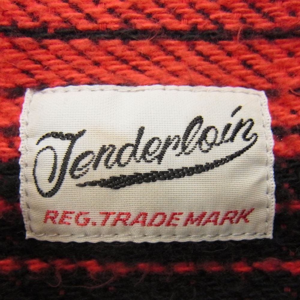 TENDERLOIN テンダーロイン T-HEAVY FLANNEL CHECK SHT ヘビー フランネル チェック シャツ レッド系 XS【中古】