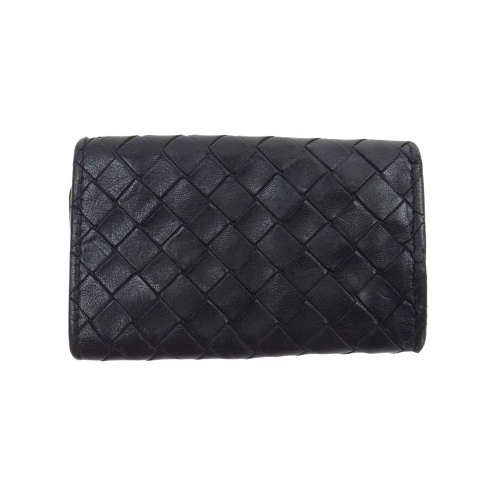 BOTTEGAVENETA ボッテガヴェネタ イントレチャート 5連 キーケース ブラック系【中古】