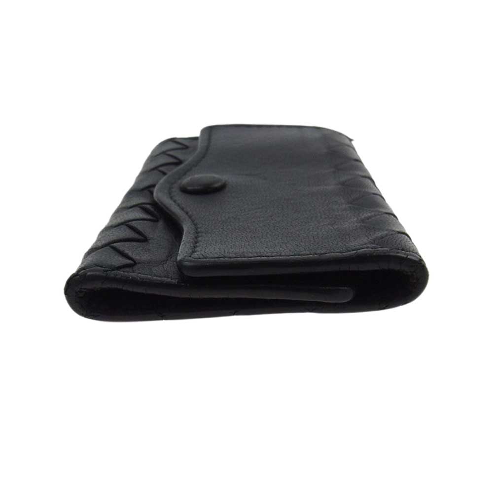 BOTTEGAVENETA ボッテガヴェネタ イントレチャート 5連 キーケース ブラック系【中古】