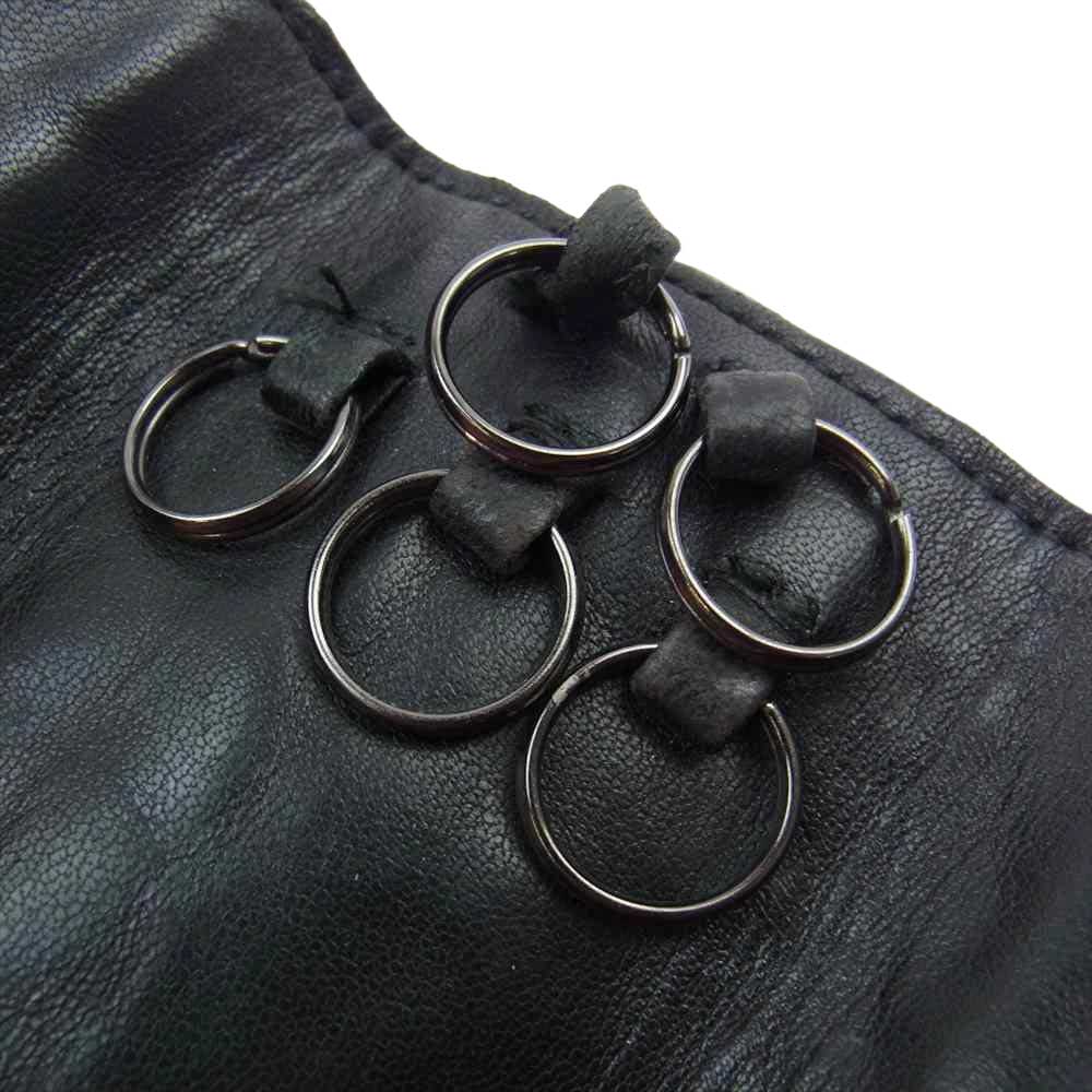 BOTTEGAVENETA ボッテガヴェネタ イントレチャート 5連 キーケース ブラック系【中古】
