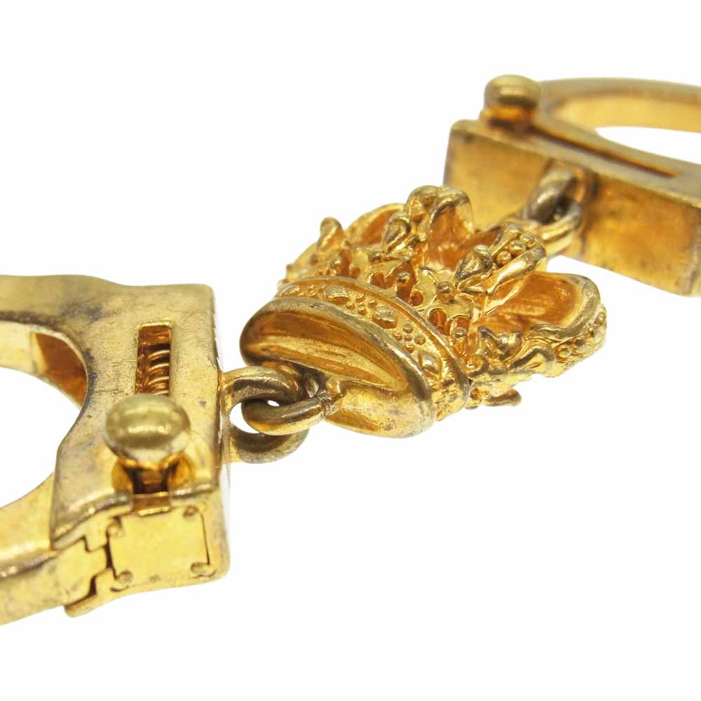 Justin Davis ジャスティンデイビス AAA883-ASH LOVE EMBRACE 手錠 クラウン キーホルダー ゴールド系【中古】