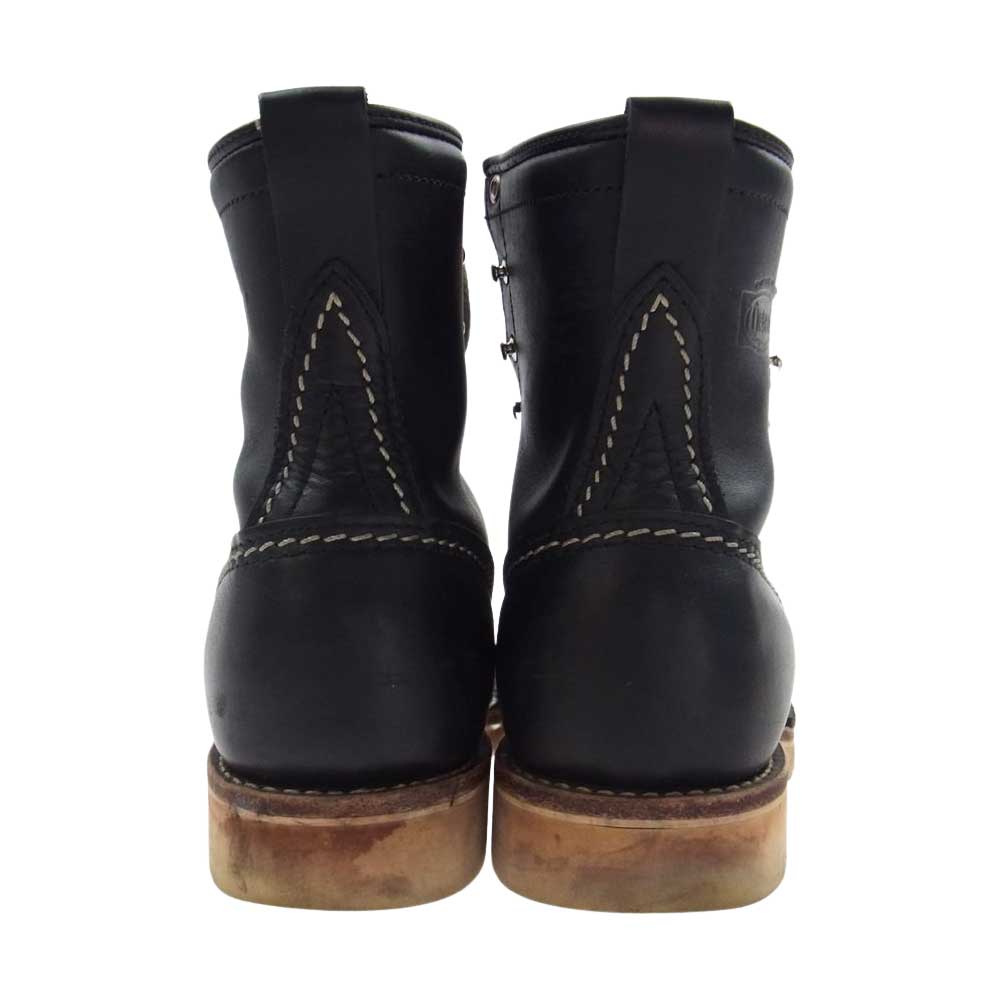 WESCO ウエスコ BK108100 Custom Jobmaster カスタム ジョブマスター レザー レースアップ ワークブーツ ブラック系【中古】