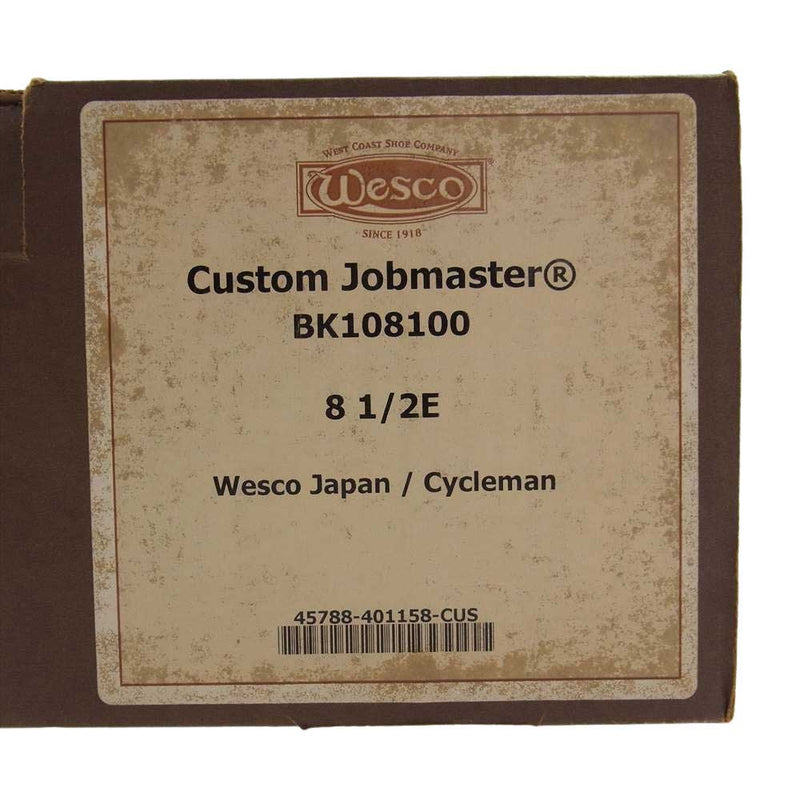 WESCO ウエスコ BK108100 Custom Jobmaster カスタム ジョブマスター