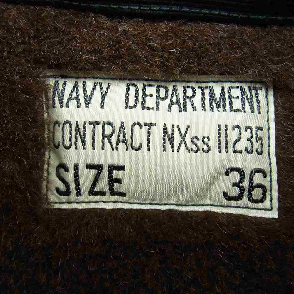 The REAL McCOY'S ザリアルマッコイズ 20AW NXss 11235 N-1 DECK JACKET 襟ムートン ミリタリー デッキジャケット ブラック系 36【中古】
