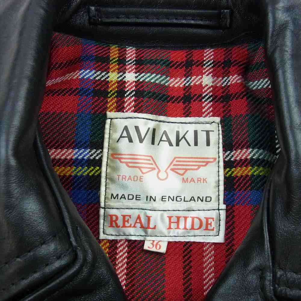 Lewis Leathers ルイスレザー #441T TIGHT FIT CYCLONE サイクロン タイトフィット ライダース ジャケット ブラック系 36【美品】【中古】
