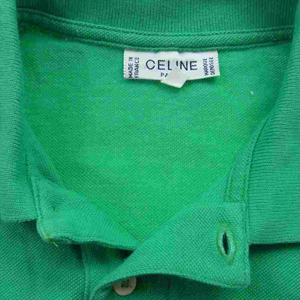 CELINE セリーヌ オールド 馬車 ロゴ刺繍 ポケット付き 半袖
