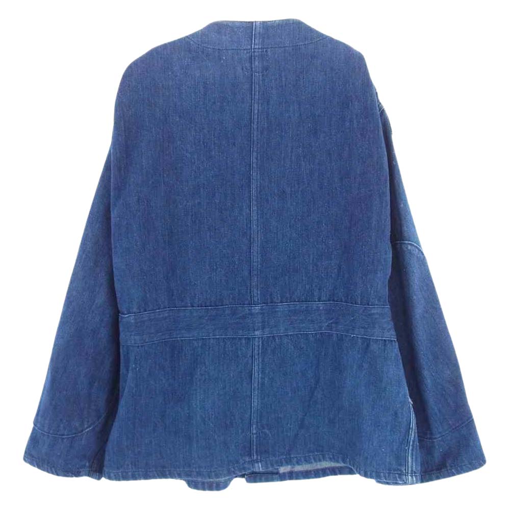 ミリタリー U.S.MILITARY COAT, SHOOTERS BLUE DENIM JACKET シューティング デニムジャケット インディゴブルー系 L【中古】