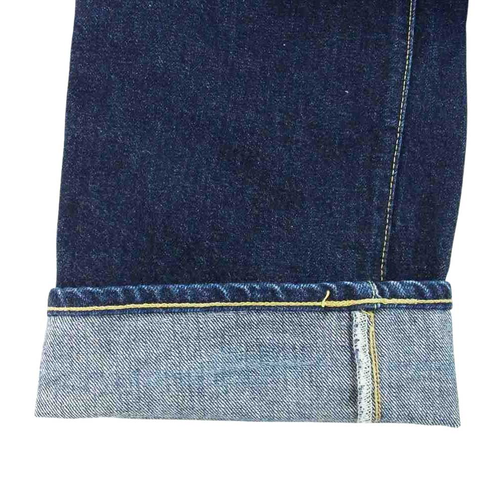 VISVIM ビズビム 21AW 0121205005002 Social Sculpture 01 Slim Raw ソーシャル スカルプチャー スリム デニム パンツ インディゴブルー系【中古】