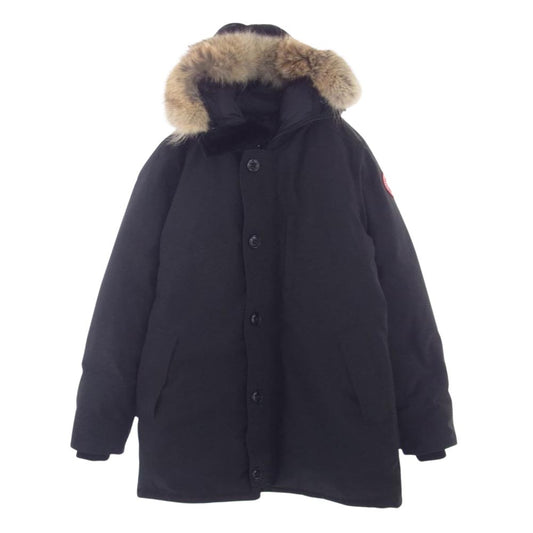 CANADA GOOSE カナダグース 3438JM 国内正規品 サザビーリーグタグ Jasper Parka Heritage ジャスパー ダウン ジャケット ブラック系 XXL【中古】
