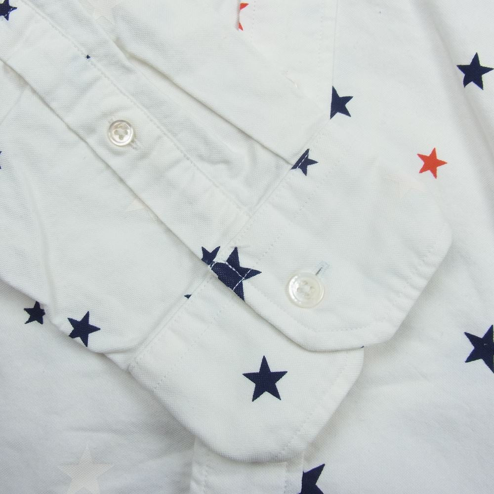 uniform experiment ユニフォームエクスペリメント UE-110040 スター総柄 長袖 シャツ ホワイト系 2【中古】