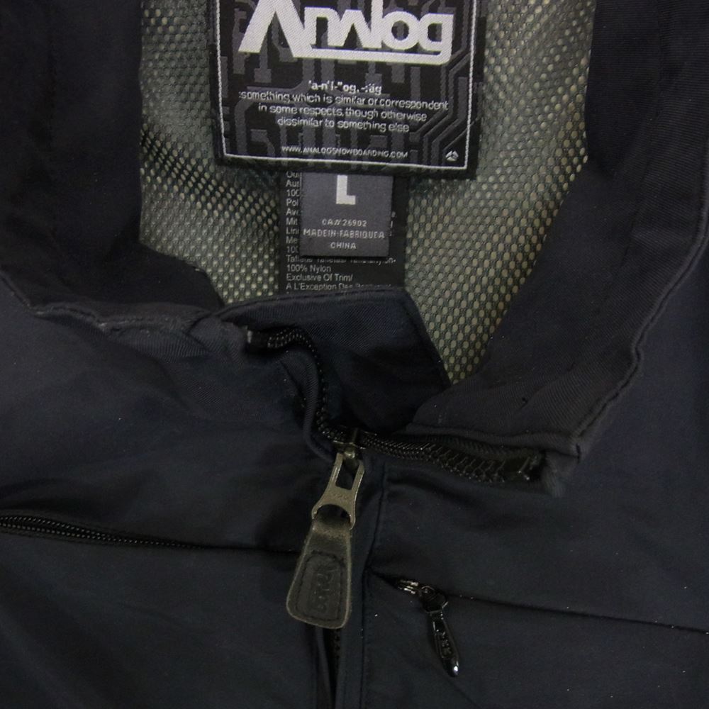 BURTON バートン Electric Cottage Q JACKET エレクトリックコテージ Qジャケット マルチポケット ブラック系 L【中古】