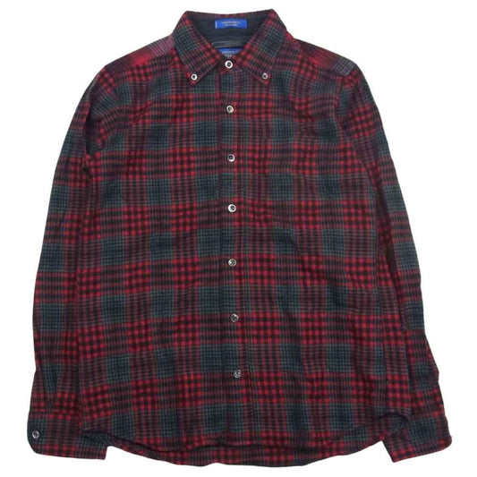 SOPHNET. ソフネット SOPH-112040 PENDLETON ペンドルトン ウール チェック シャツ グレー系 レッド系 M【中古】