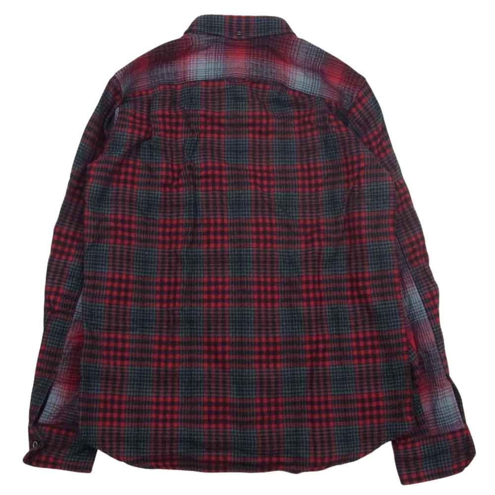 SOPHNET. ソフネット SOPH-112040 PENDLETON ペンドルトン ウール チェック シャツ グレー系 レッド系 M【中古】