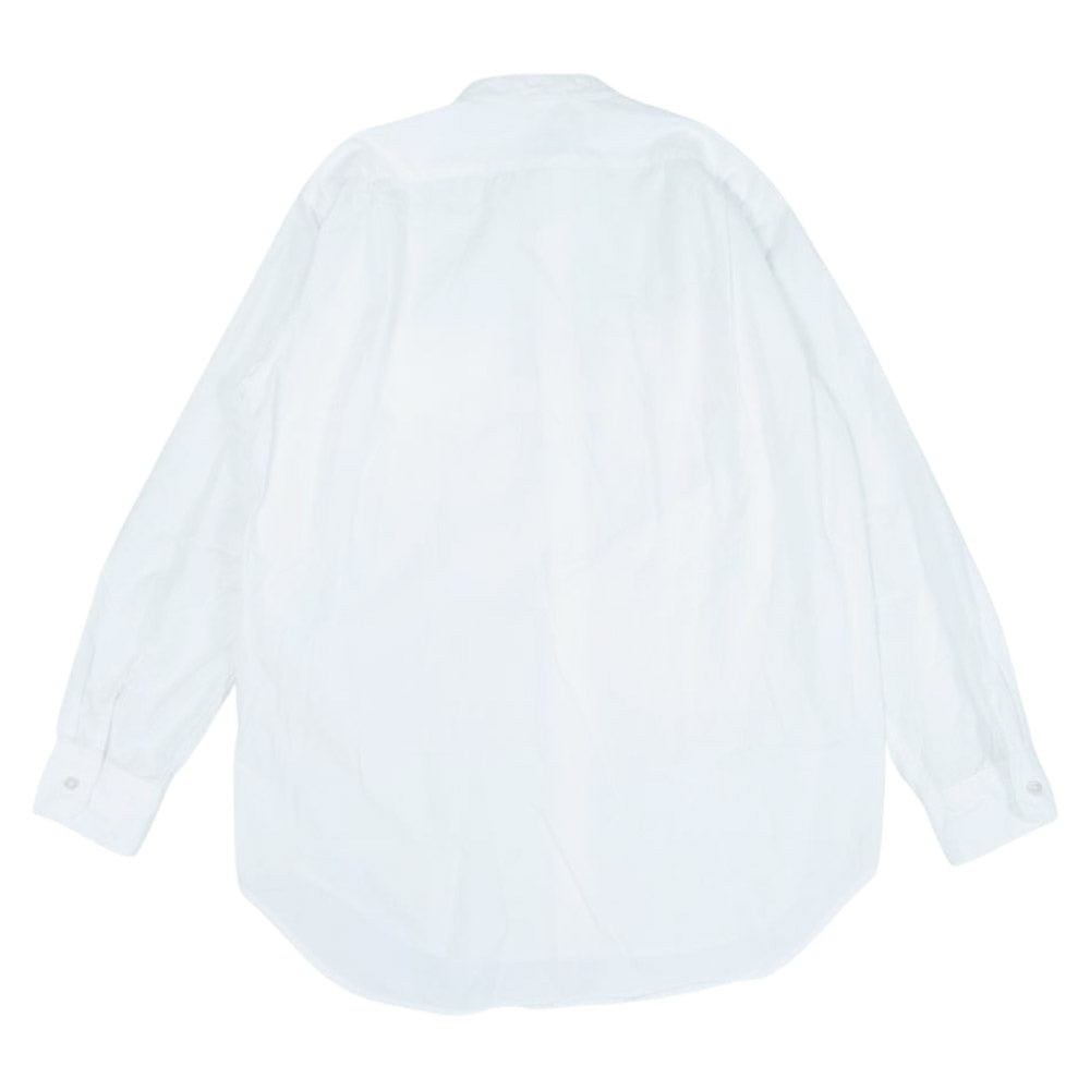 Engineered Garments エンジニアードガーメンツ Banded Collar Shirt バンドカラー シャツ ホワイト系 XS【中古】