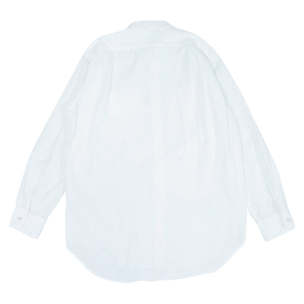 Engineered Garments エンジニアードガーメンツ Banded Collar Shirt バンドカラー シャツ ホワイト系 XS【中古】