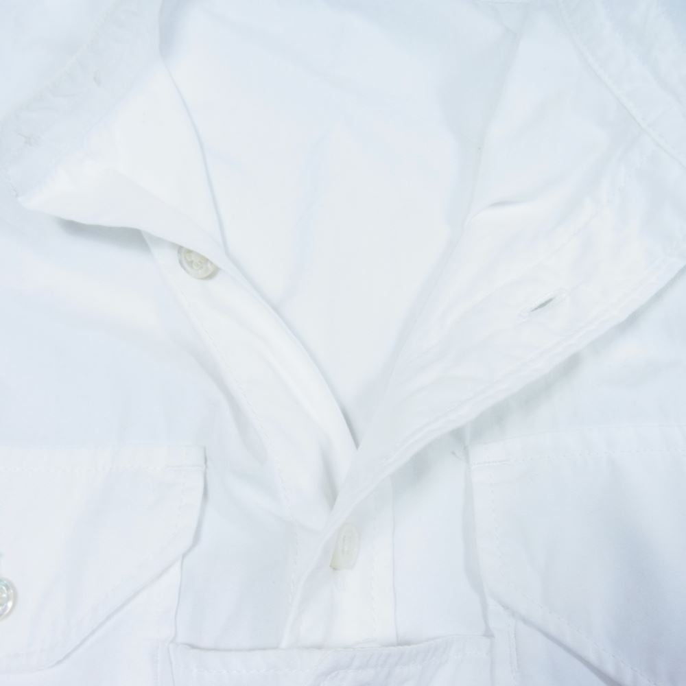 Engineered Garments エンジニアードガーメンツ Banded Collar Shirt バンドカラー シャツ ホワイト系 XS【中古】