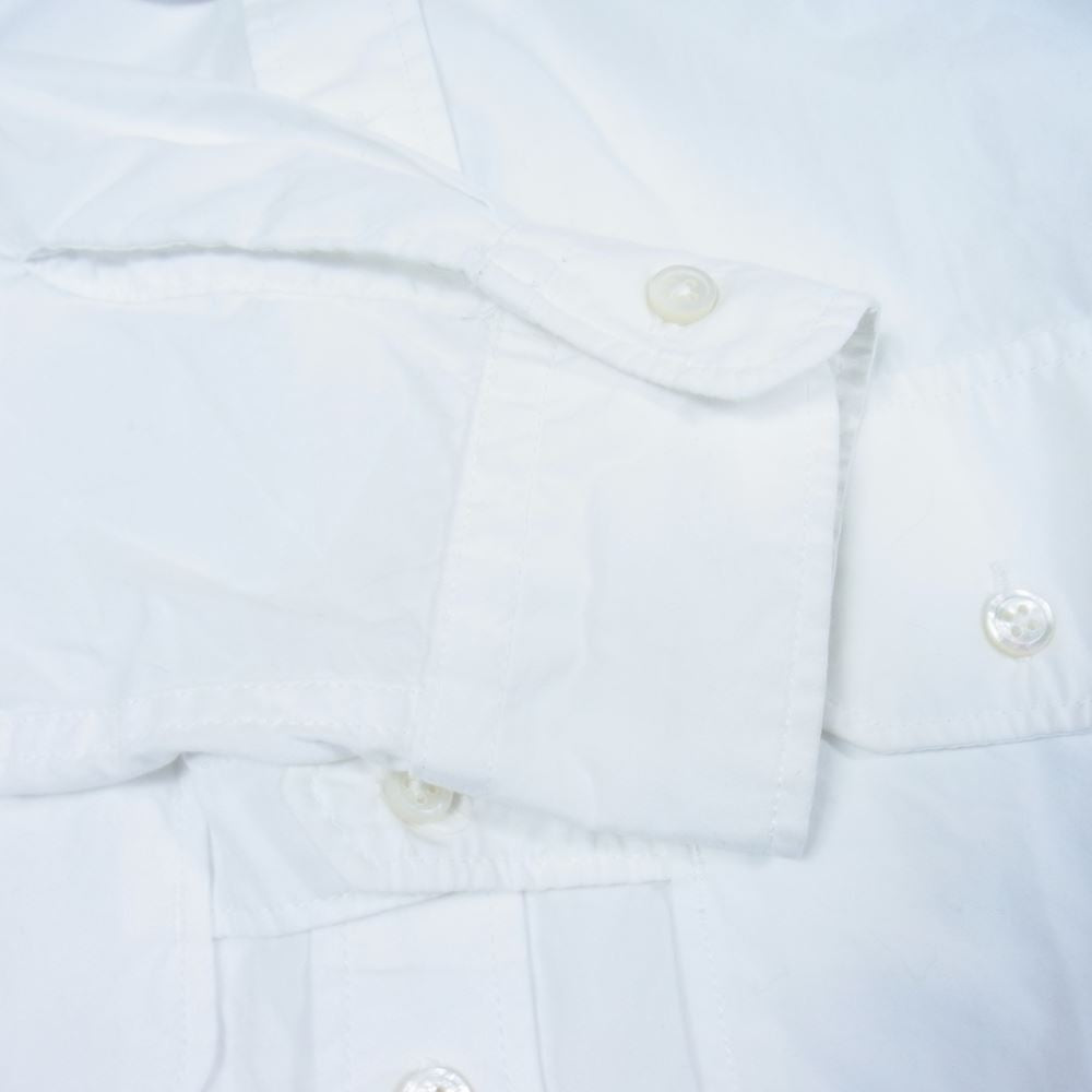 Engineered Garments エンジニアードガーメンツ Banded Collar Shirt バンドカラー シャツ ホワイト系 XS【中古】