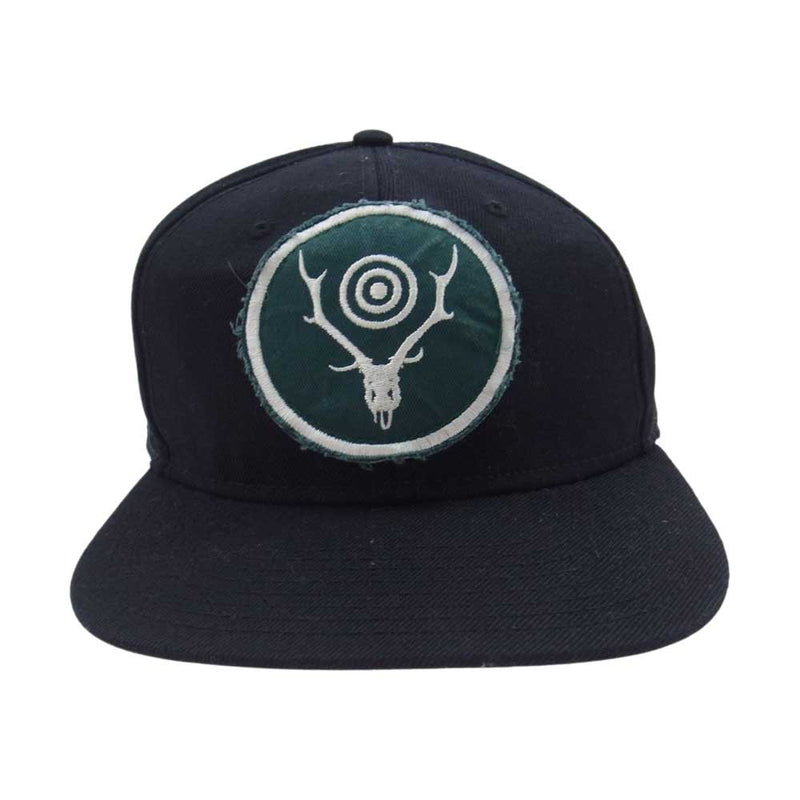 サウスツー ウエストエイト Deer Skull Baseball Cap ディアスカル ベースボール キャップ ブラック系【中古】