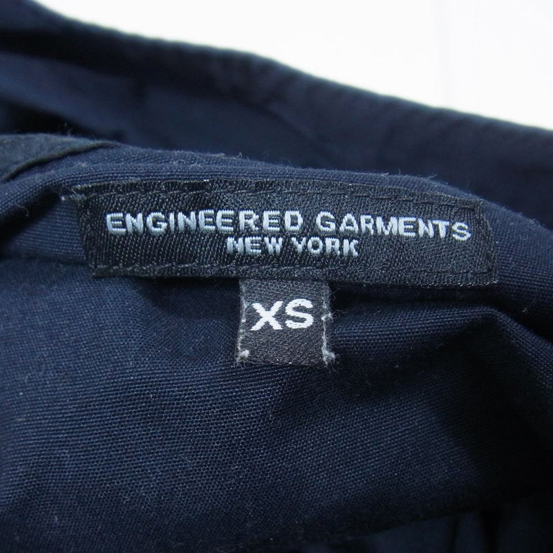 Engineered Garments エンジニアードガーメンツ CAGOULE SHIRT カグール シャツ アノラック シャツ ブラック系  ネイビー系 XS【中古】