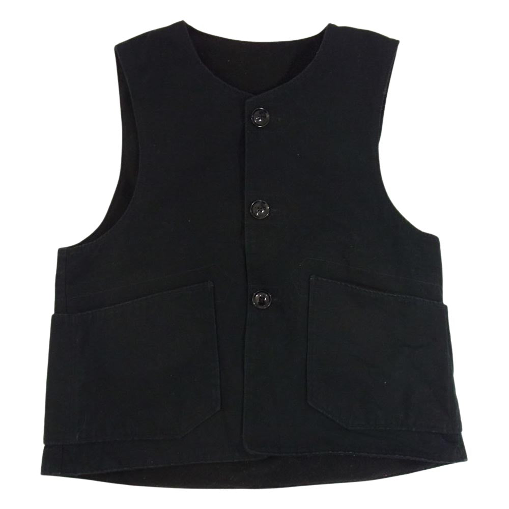 Engineered Garments エンジニアードガーメンツ Mil Vest Reversible ミリタリー ベスト リバーシブル ブラック系 S【中古】
