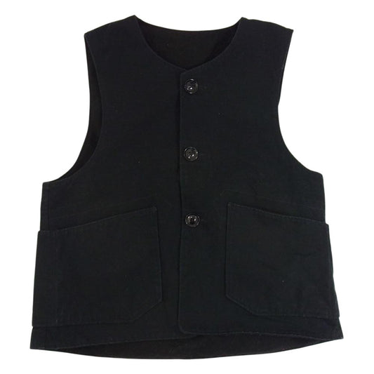 Engineered Garments エンジニアードガーメンツ Mil Vest Reversible ミリタリー ベスト リバーシブル ブラック系 S【中古】
