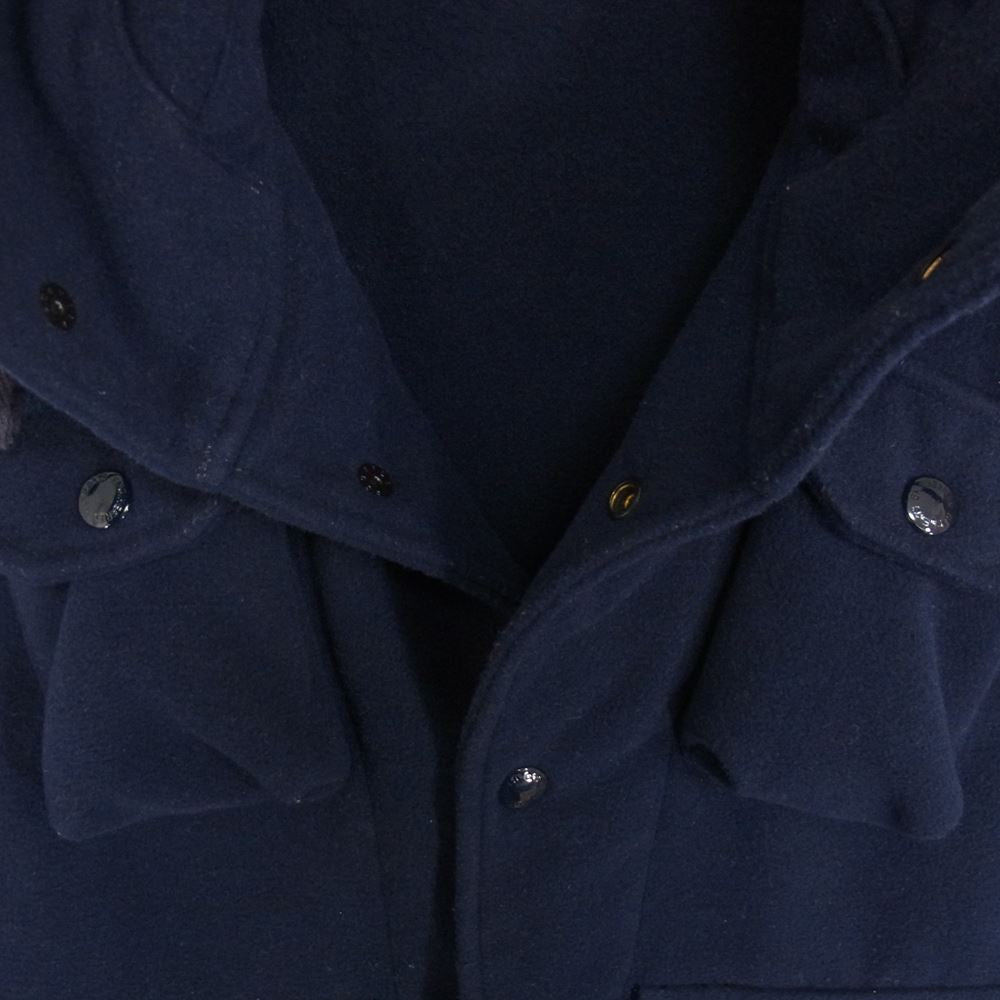 Engineered Garments エンジニアードガーメンツ Field Vest Polyester Fleece フィールド ベスト フリース ネイビー系 S【中古】