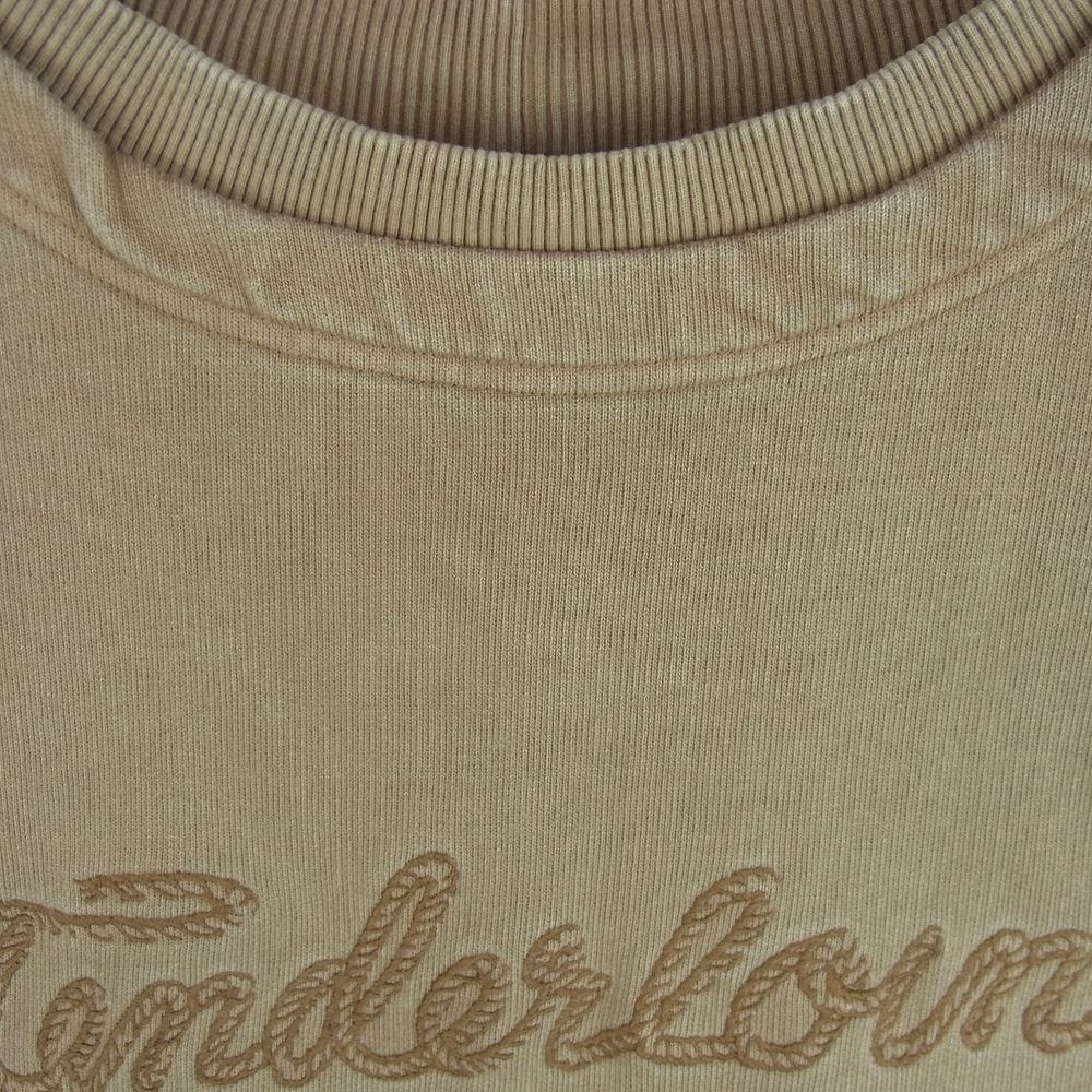 TENDERLOIN テンダーロイン CREW NECK SWEAT クルー ネック スウェット ダブルネック 日本製 ブラウン系 M【美品】【中古】