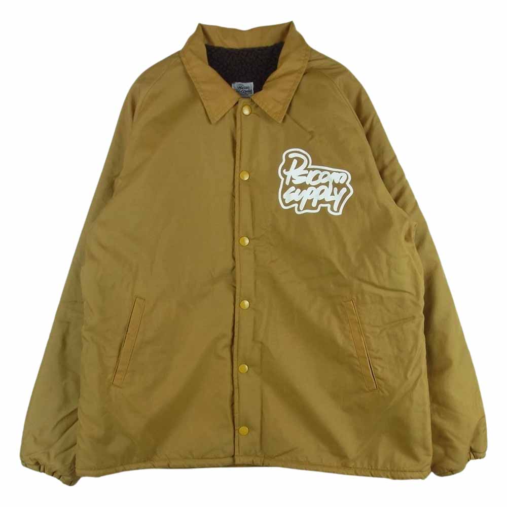 Psicom サイコム BOA COACH JKT SUPPLY ボア コーチ ジャケット ナイロン 日本製 ブラウン系 M【美品】【中古】