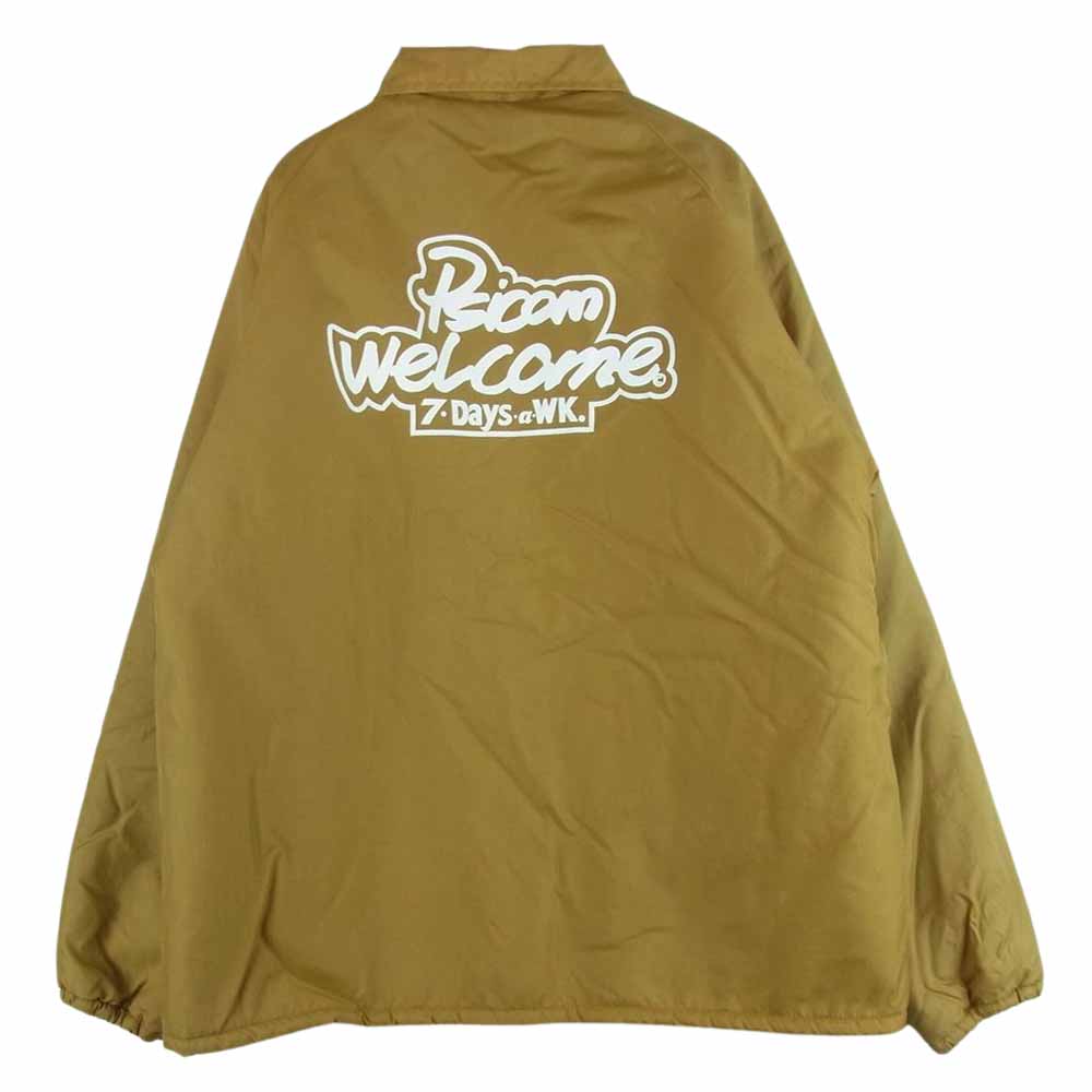 Psicom サイコム BOA COACH JKT SUPPLY ボア コーチ ジャケット ナイロン 日本製 ブラウン系 M【美品】【中古】