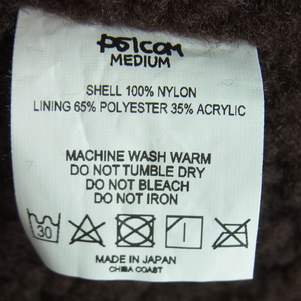 Psicom サイコム BOA COACH JKT SUPPLY ボア コーチ ジャケット ナイロン 日本製 ブラウン系 M【美品】【中古】