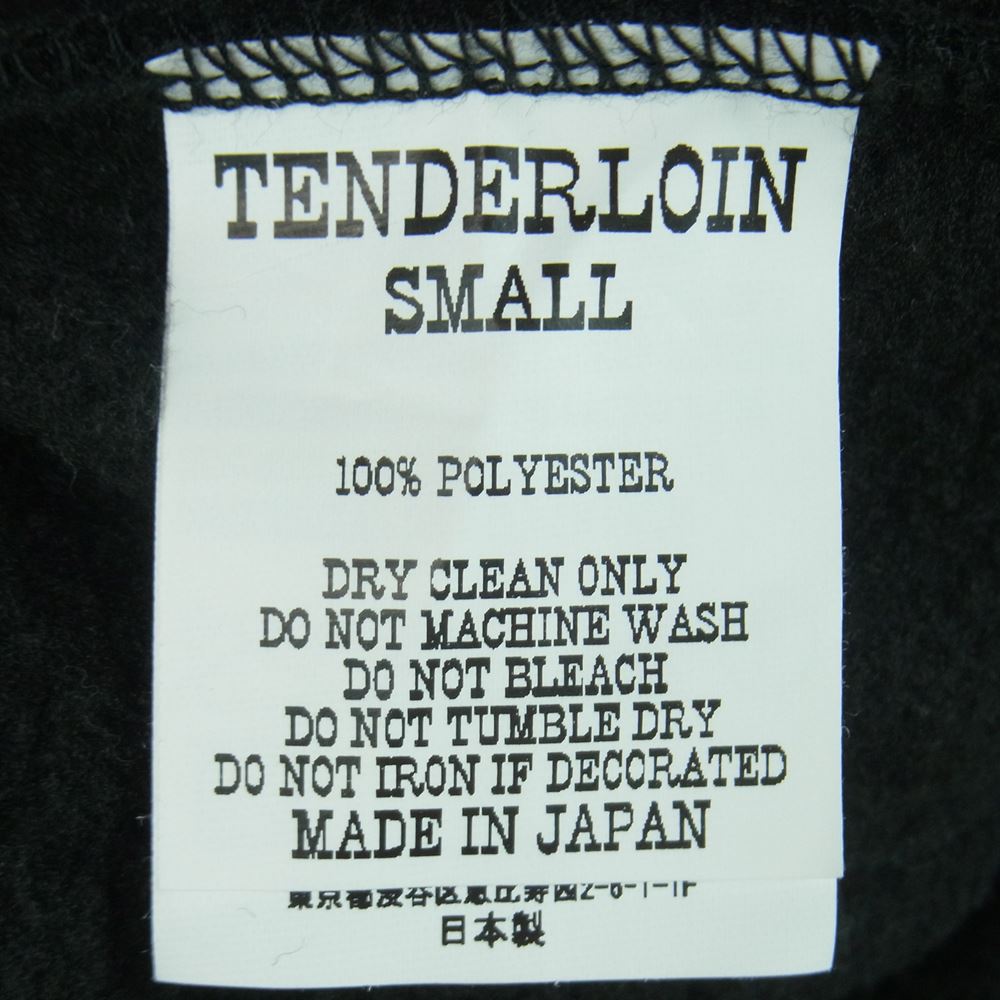 TENDERLOIN テンダーロイン FLEECE JKT フリース ジャケット ポリエステル 日本製 ブラック系 S【中古】