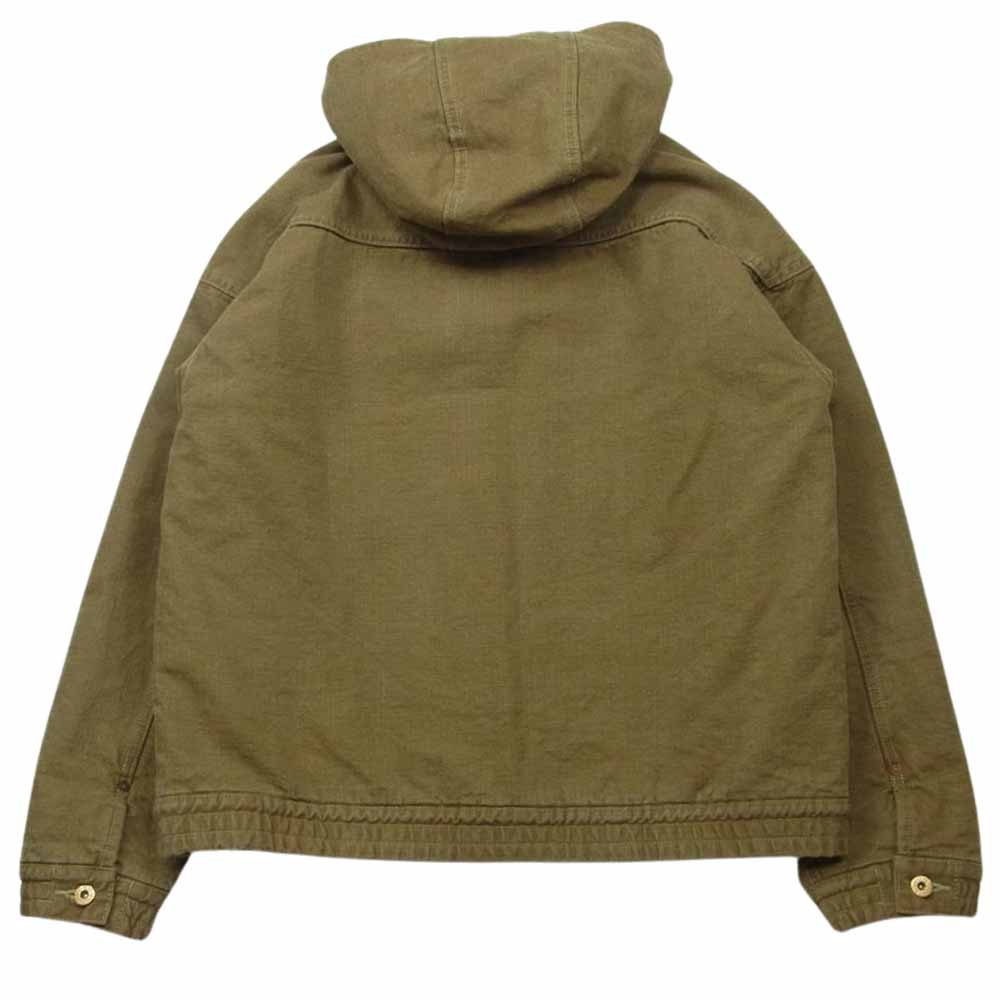 TENDERLOIN テンダーロイン 20AW DUCK HOODED JKT ダック フーデット ジャケット 日本製 カーキ系 S【極上美品】【中古】