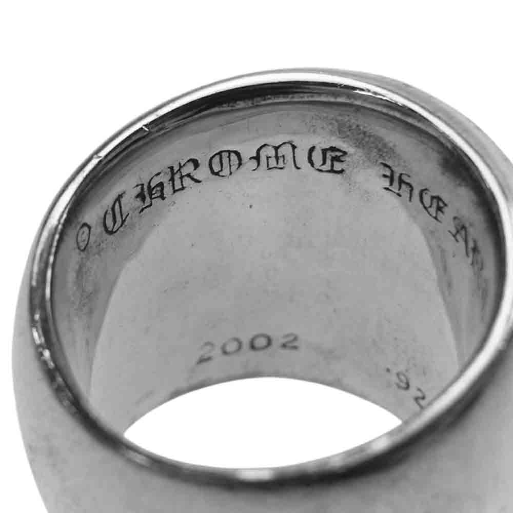 CHROME HEARTS クロムハーツ（原本無） CLASSIC OVAL クラシックオーバルクロス リング シルバー系 18号【中古】