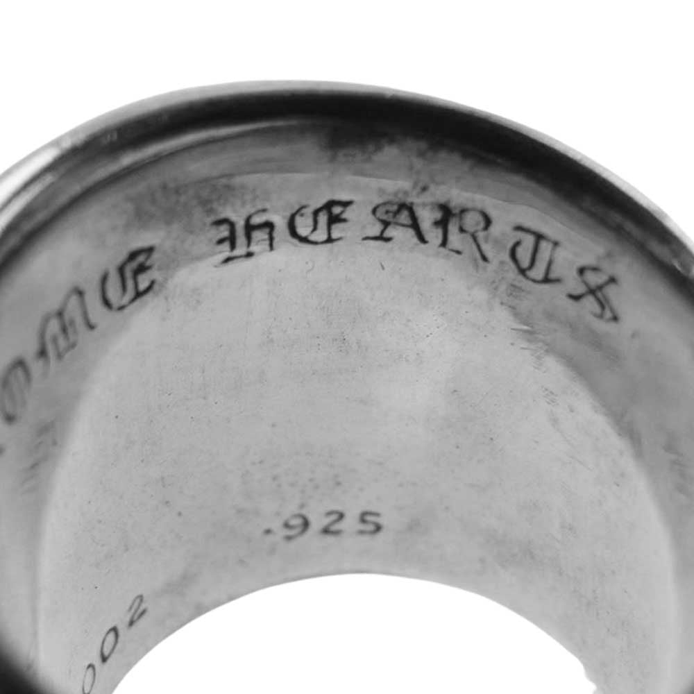 CHROME HEARTS クロムハーツ（原本無） CLASSIC OVAL クラシックオーバルクロス リング シルバー系 18号【中古】