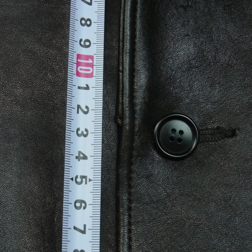 WAREHOUSE ウエアハウス 馬革 ホースハイド カーコート レザー ジャケット 日本製 ブラック系 36【中古】