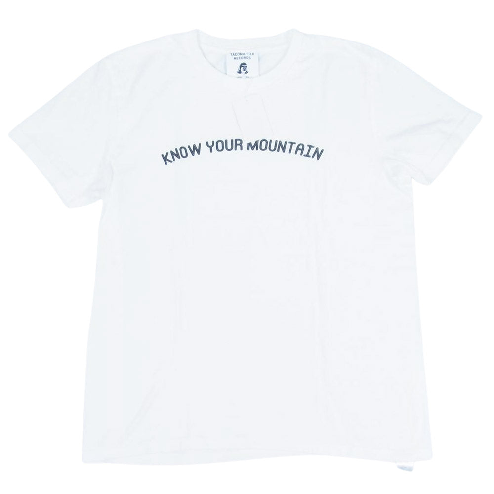 タコマフジレコード ロゴ 半袖 Tシャツ ホワイト系 M【中古】