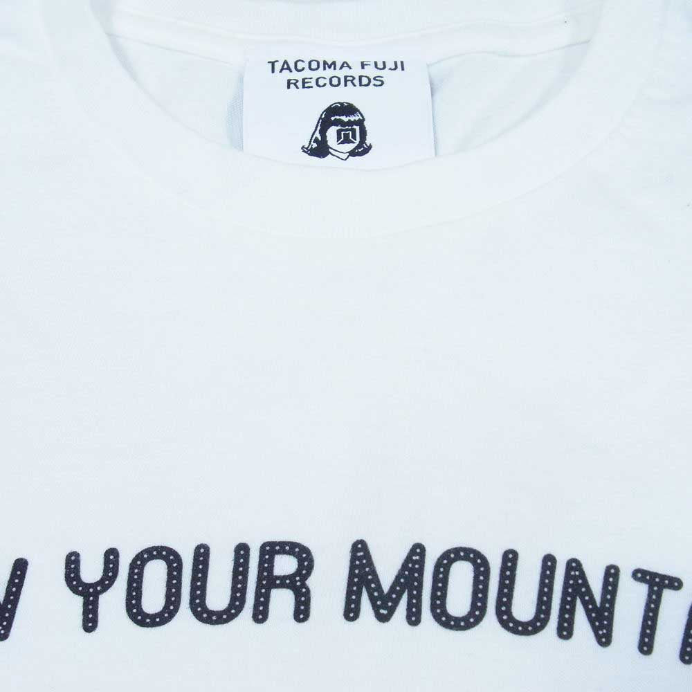 タコマフジレコード ロゴ 半袖 Tシャツ ホワイト系 M【中古】