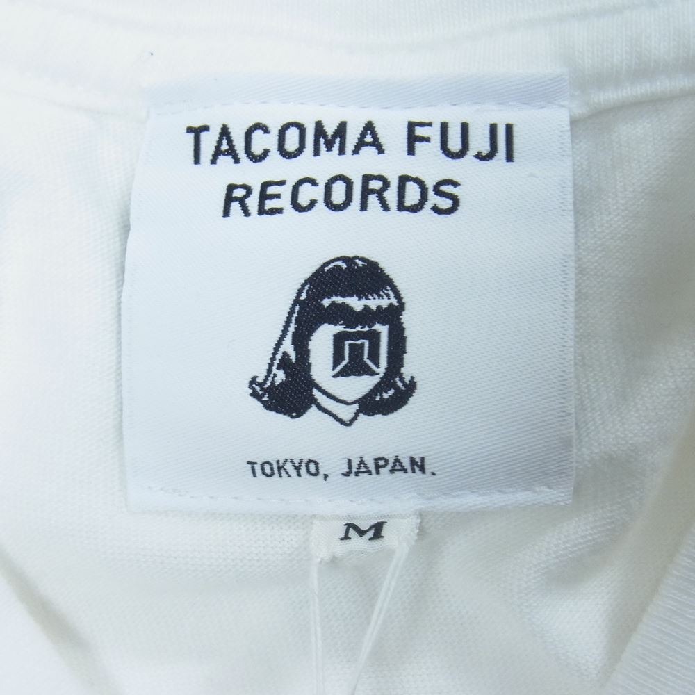 タコマフジレコード ロゴ 半袖 Tシャツ ホワイト系 M【中古】