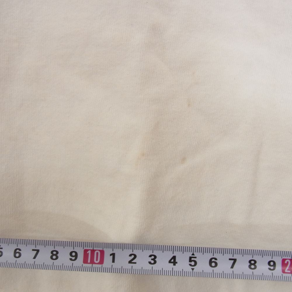 Champion チャンピオン T1011 USA製 長袖 Tシャツ ホワイト系 M【中古】