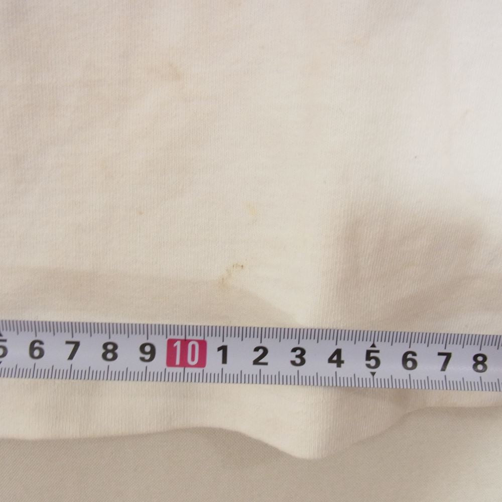 Champion チャンピオン T1011 USA製 長袖 Tシャツ ホワイト系 M【中古】